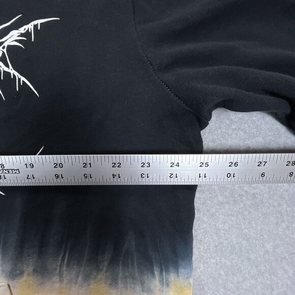 Shibori Threads Hoodie Mens XL Brand of Sacrifice Lifeblood Deathcore Metal Band - Picture 3 of 11